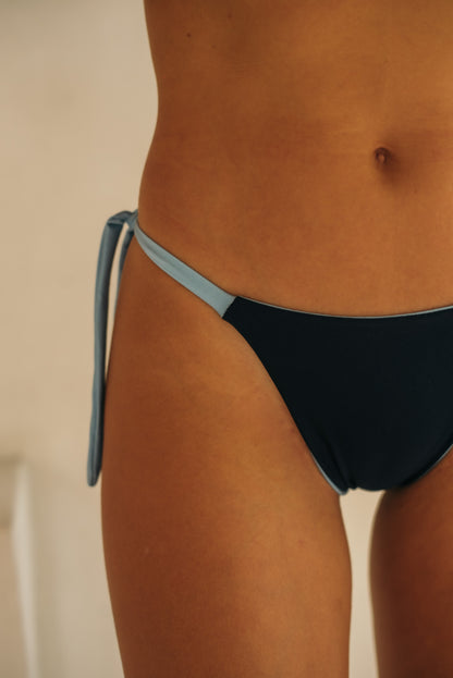 Blue Sea Reversible Mini Thong Side-Tie